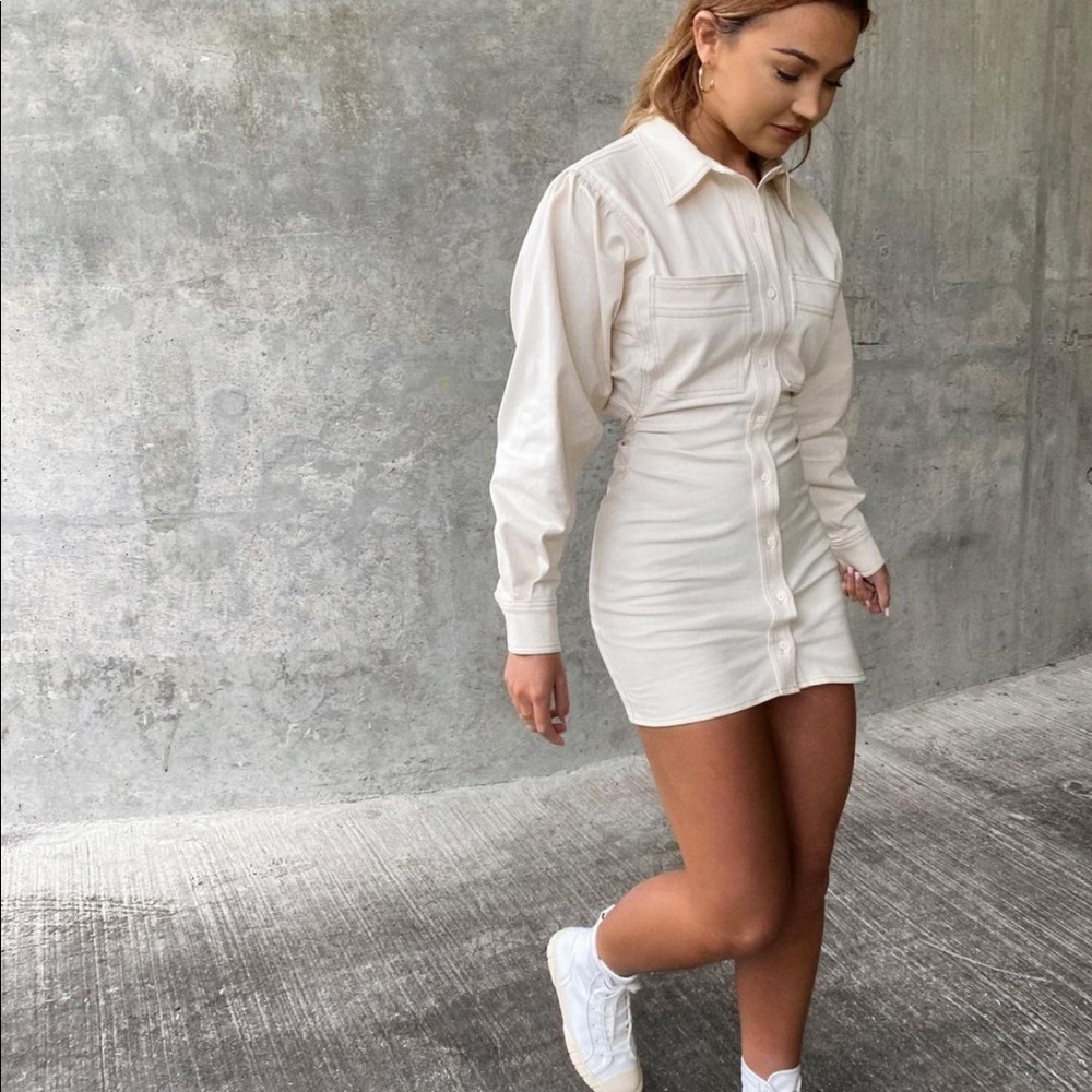 Zara button closure dress bloggers favorite - Picture 11 of 15